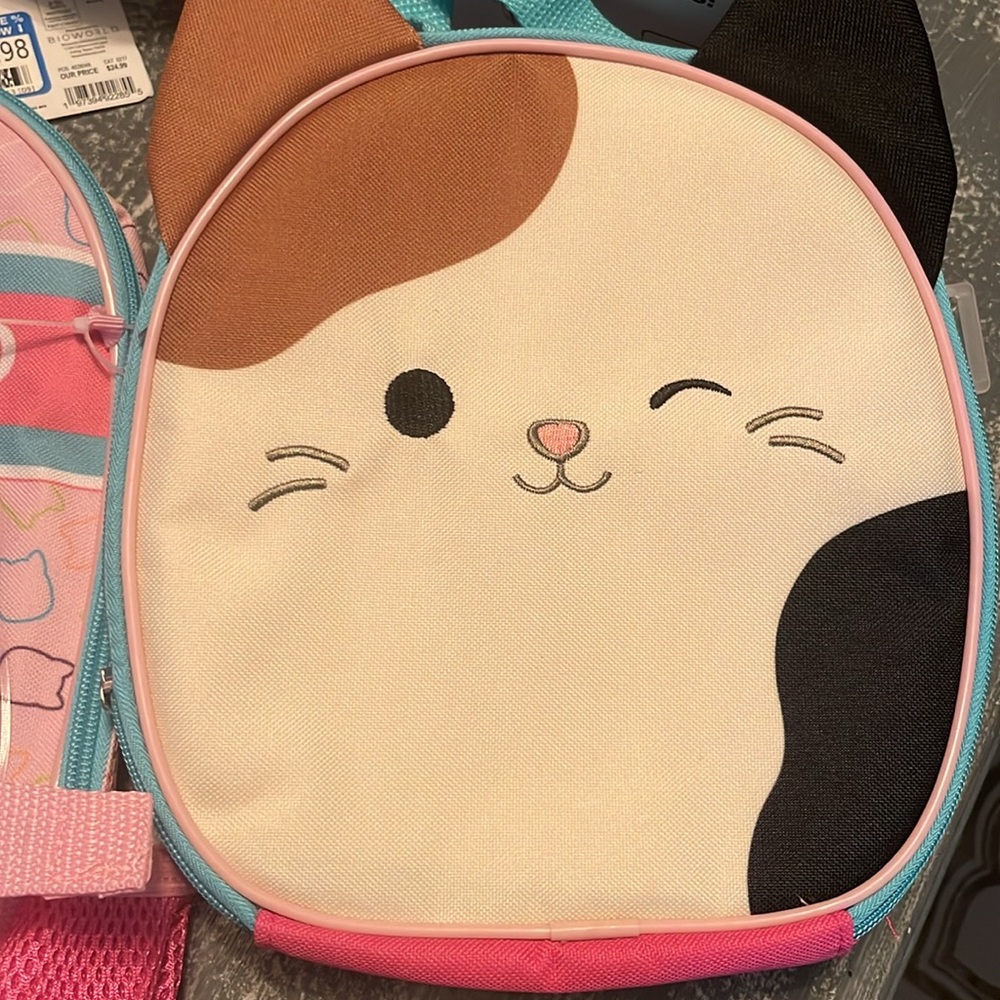 NWT 3 piece Squishmallow backpack set - Picture 4 of 4